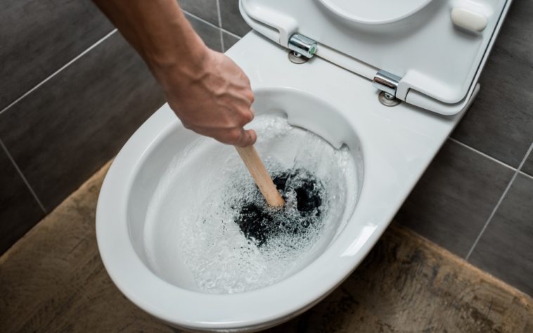 déboucher des toilettes