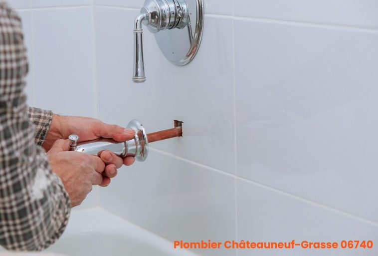 DÉPANNAGE PLOMBERIE CHÂTEAUNEUF-GRASSE